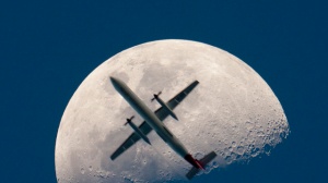 One of our planes on the moon